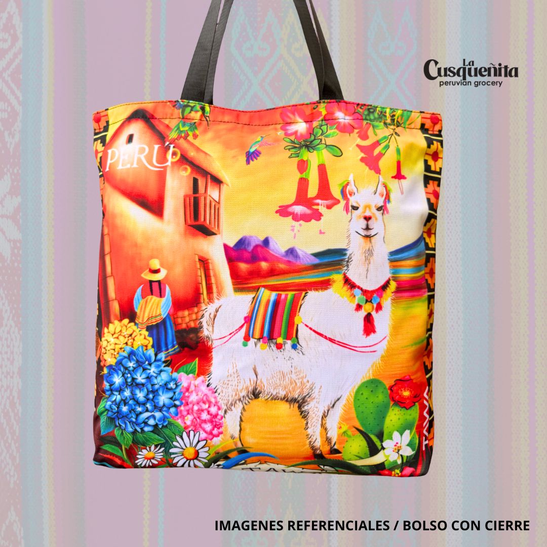 LLAMA TOTE BAG - CIERRE