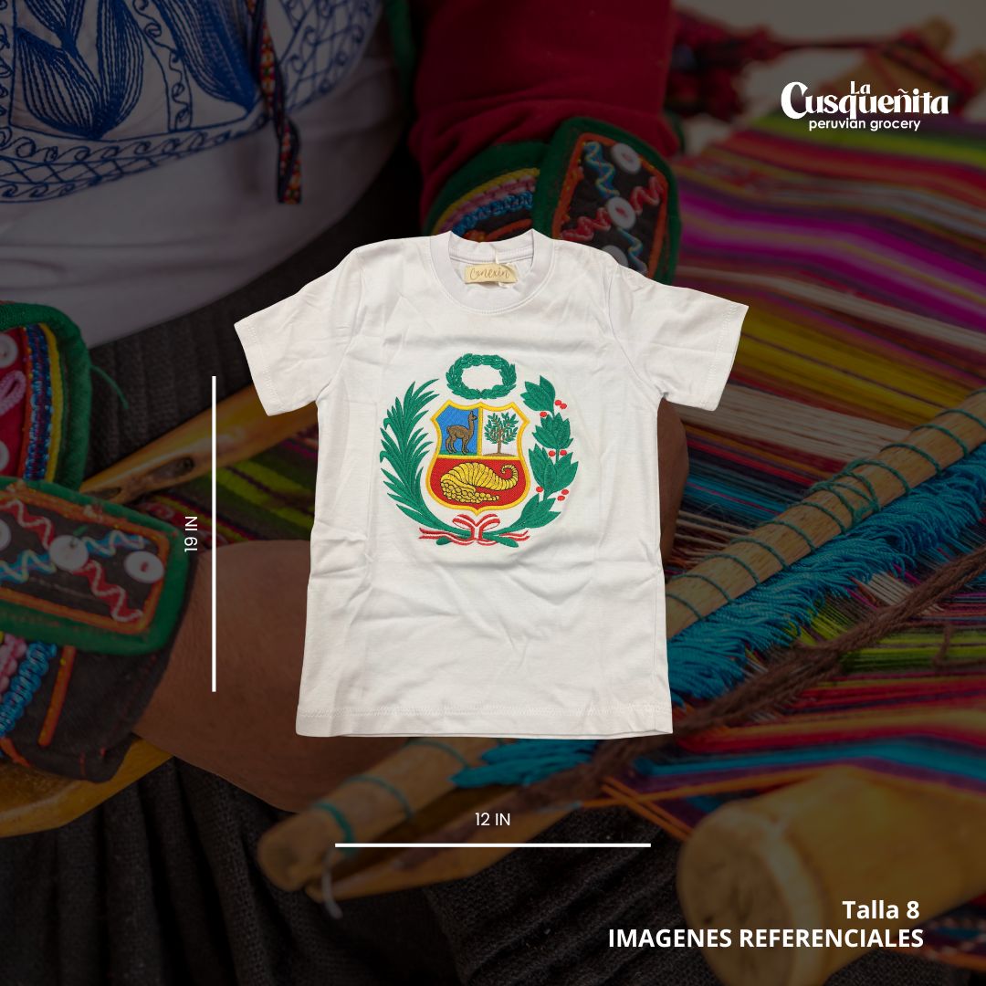 POLO ESCUDO BORDADO - TALLA 8